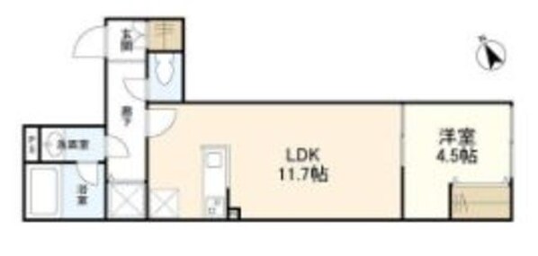 ウェルスクエアイズム高円寺の物件間取画像